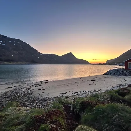 Villa Casa Lofoten Quiet Privat Sauna At Kvalvika Reine