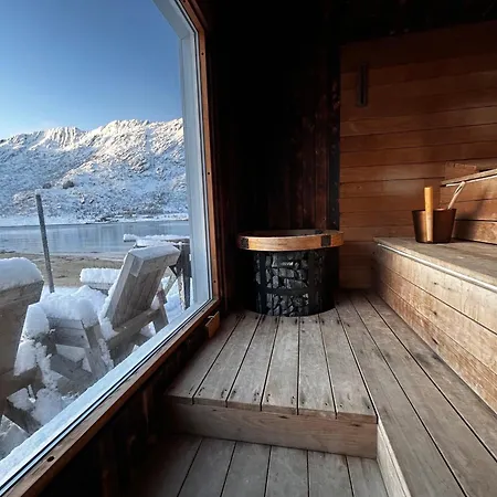 Villa Casa Lofoten Quiet Privat Sauna At Kvalvika Reine