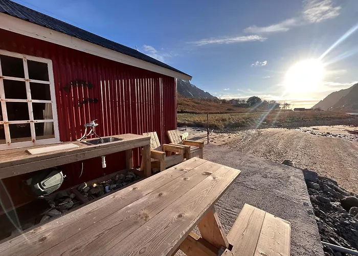 Villa Casa Lofoten Quiet Privat Sauna At Kvalvika Reine Ramberg