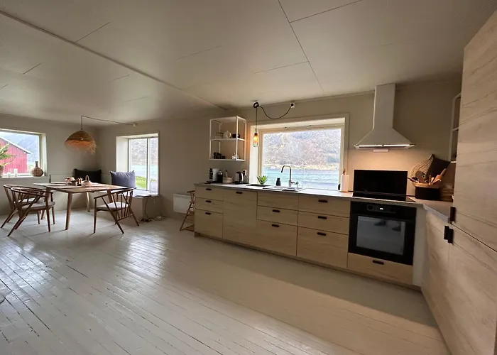 Villa Casa Lofoten Quiet Privat Sauna At Kvalvika Reine *