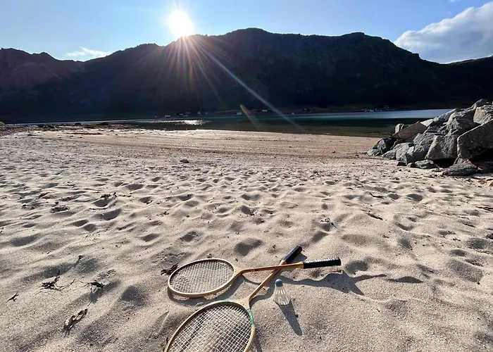 Casa Lofoten Quiet Privat Sauna At Kvalvika Reine Villa