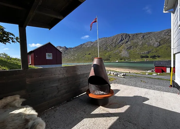 Villa Casa Lofoten Quiet Privat Sauna At Kvalvika Reine
