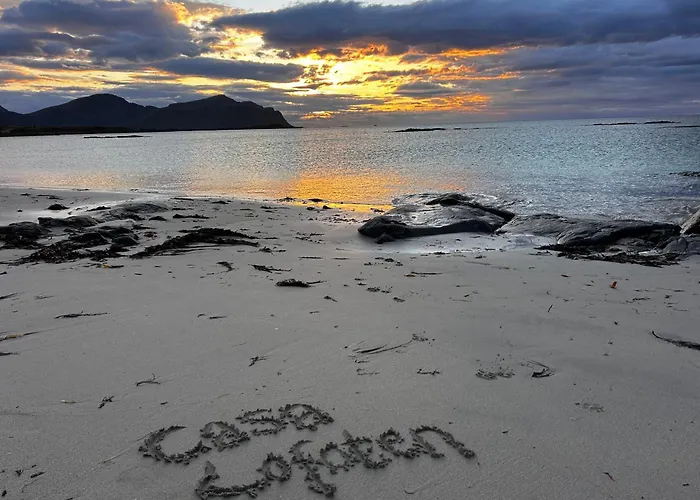 Villa Casa Lofoten Quiet Privat Sauna At Kvalvika Reine *