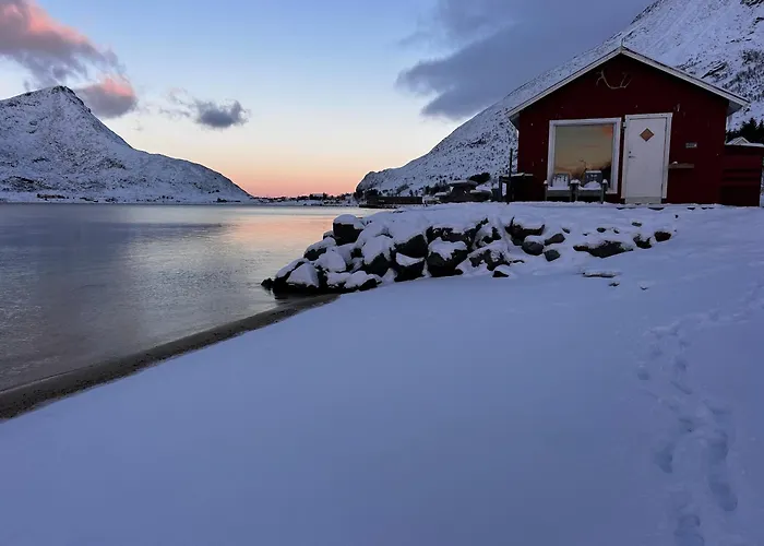 Casa Lofoten Quiet Privat Sauna At Kvalvika Reine Villa